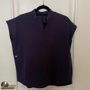 Figs Rafaela Top. Purple Shadow